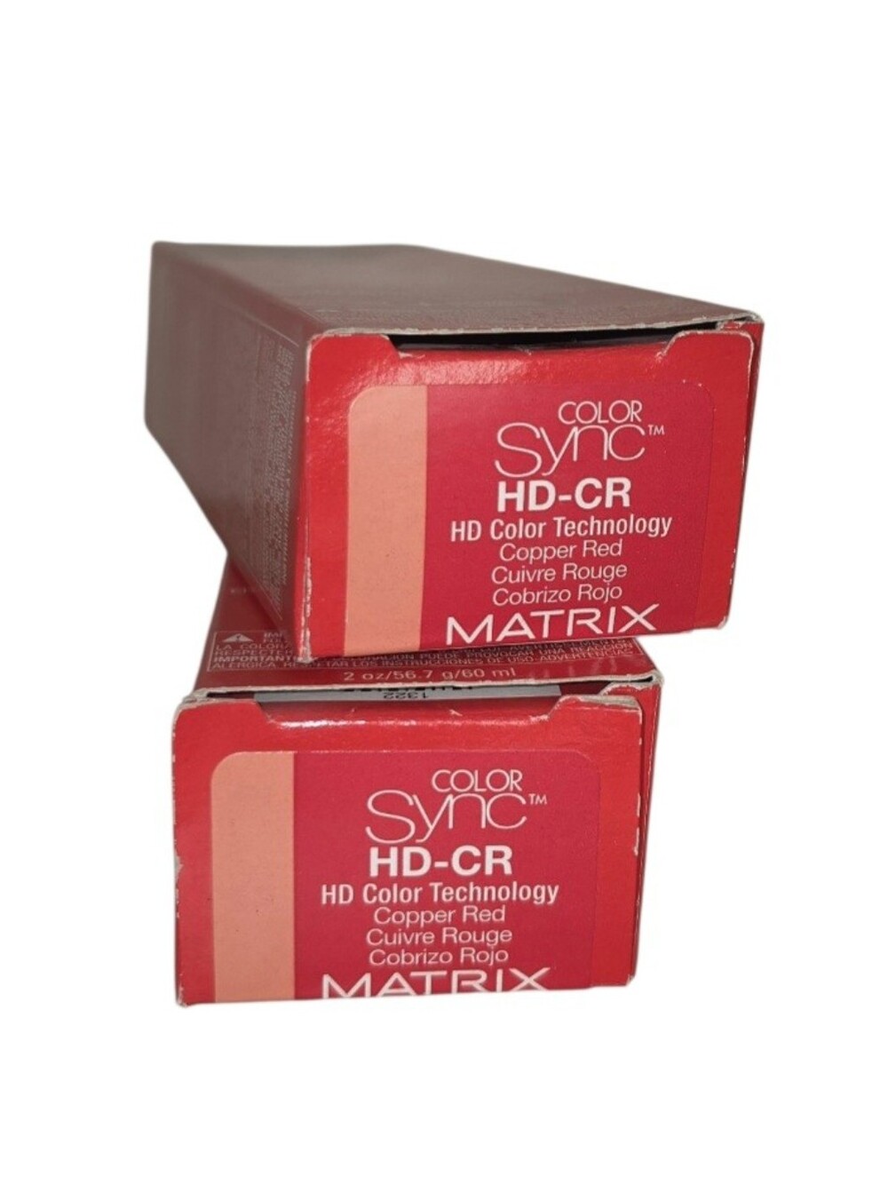 Matrix Color Sync HD-CR Copper Red Demi-Permanent Hair Color 2 oz each